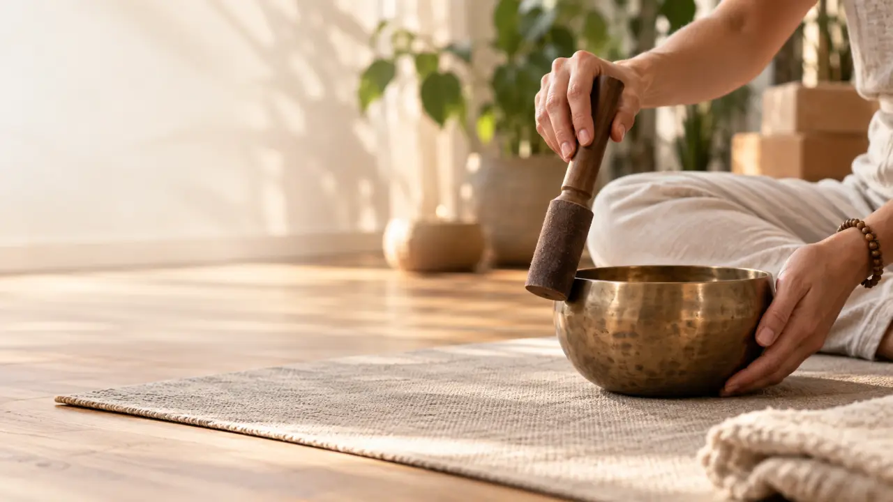 Bol tibétain : les effets secondaires viennent surtout du son, des vibrations et du contact