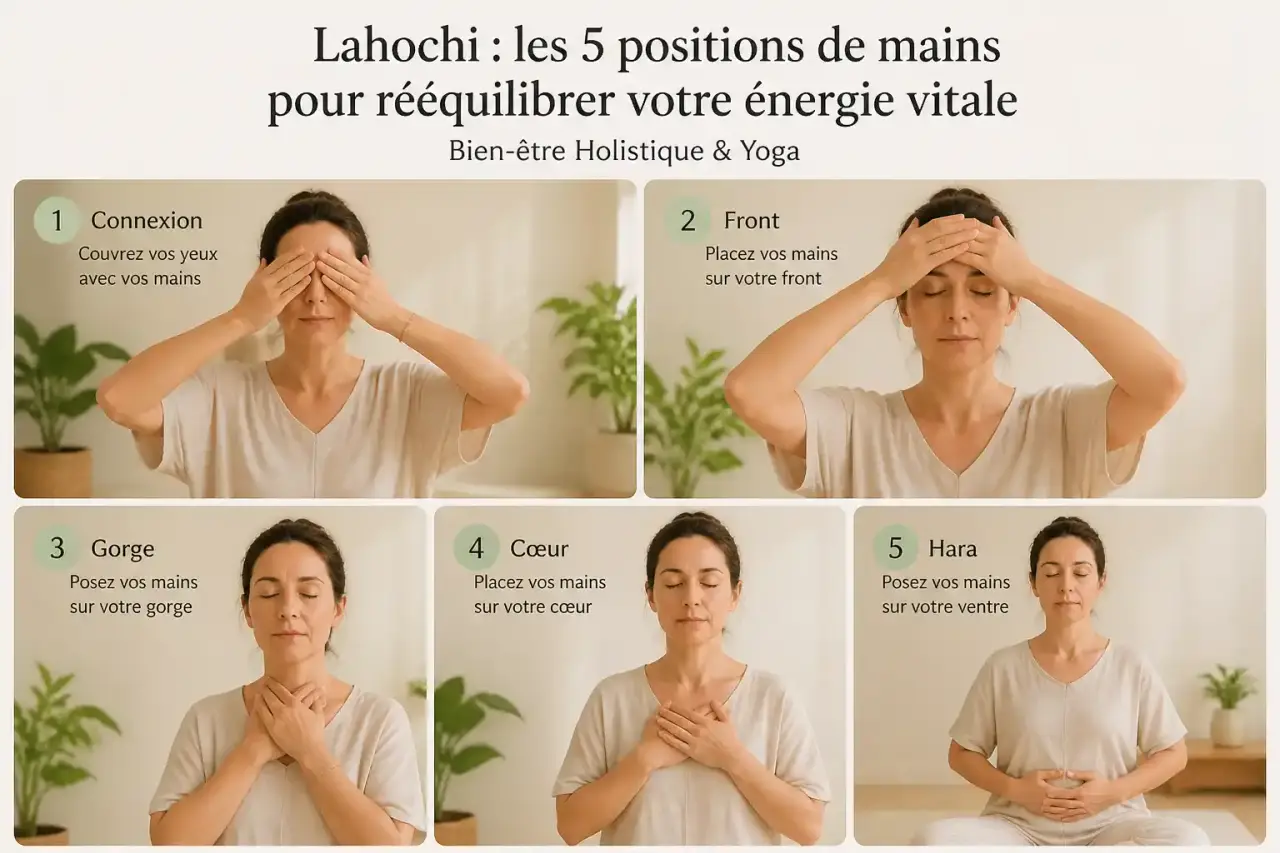 Lahochi : les 5 positions de mains pour rééquilibrer votre énergie vitale