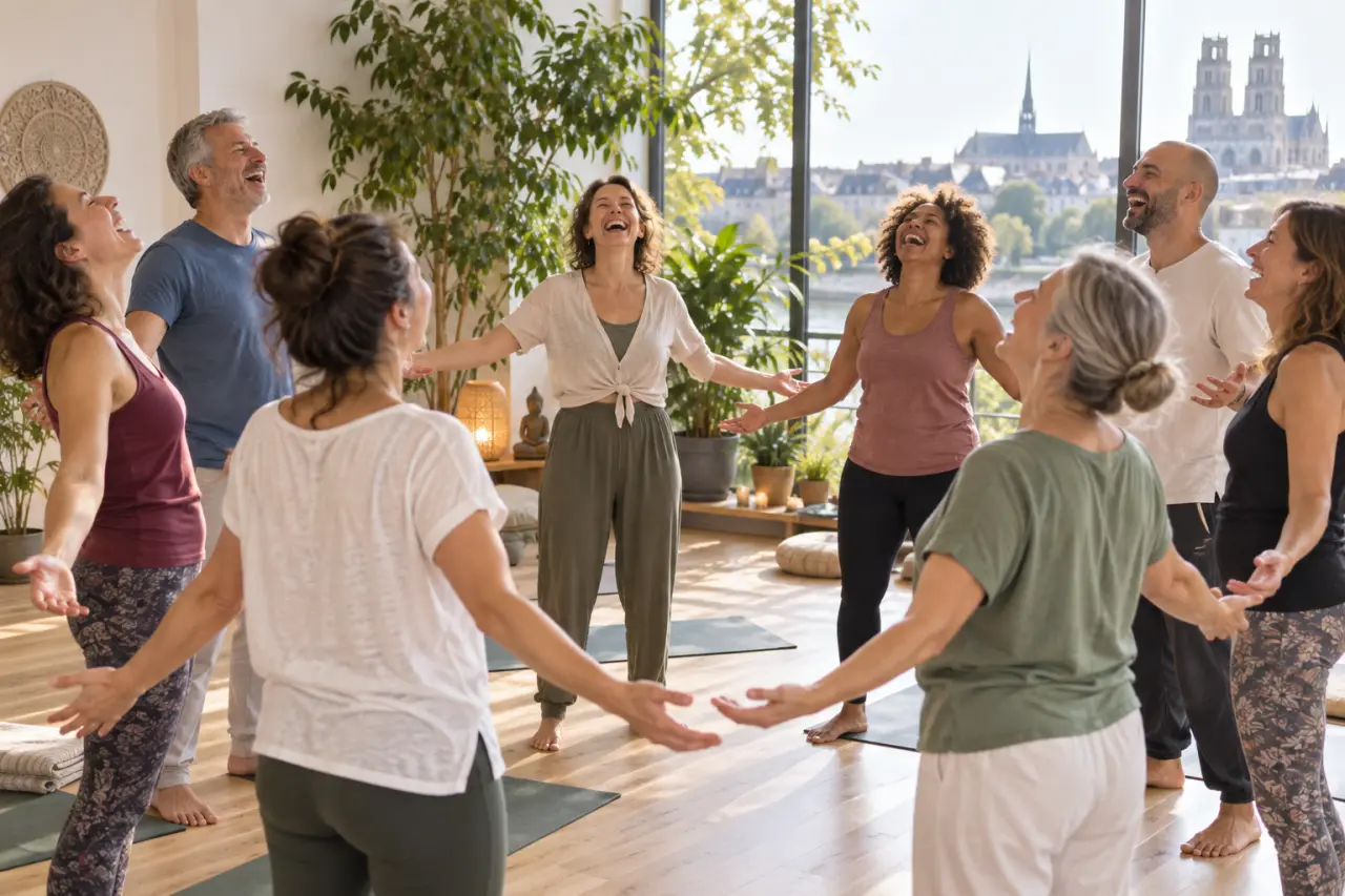 Yoga du rire à Orléans : une séance collective pour respirer et relâcher les tensions
