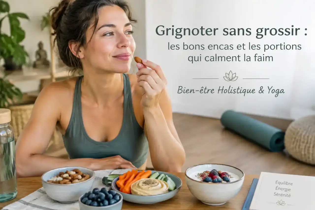 Grignoter sans grossir : les bons encas et les portions qui calment la faim
