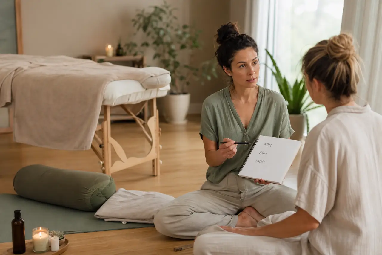 42H, 84H ou 140H : quelle formation massage bien-être CPF choisir selon votre projet ?